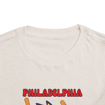 Toddler Bluey Design Philadelphia Phillies - Inspired T-Shirt