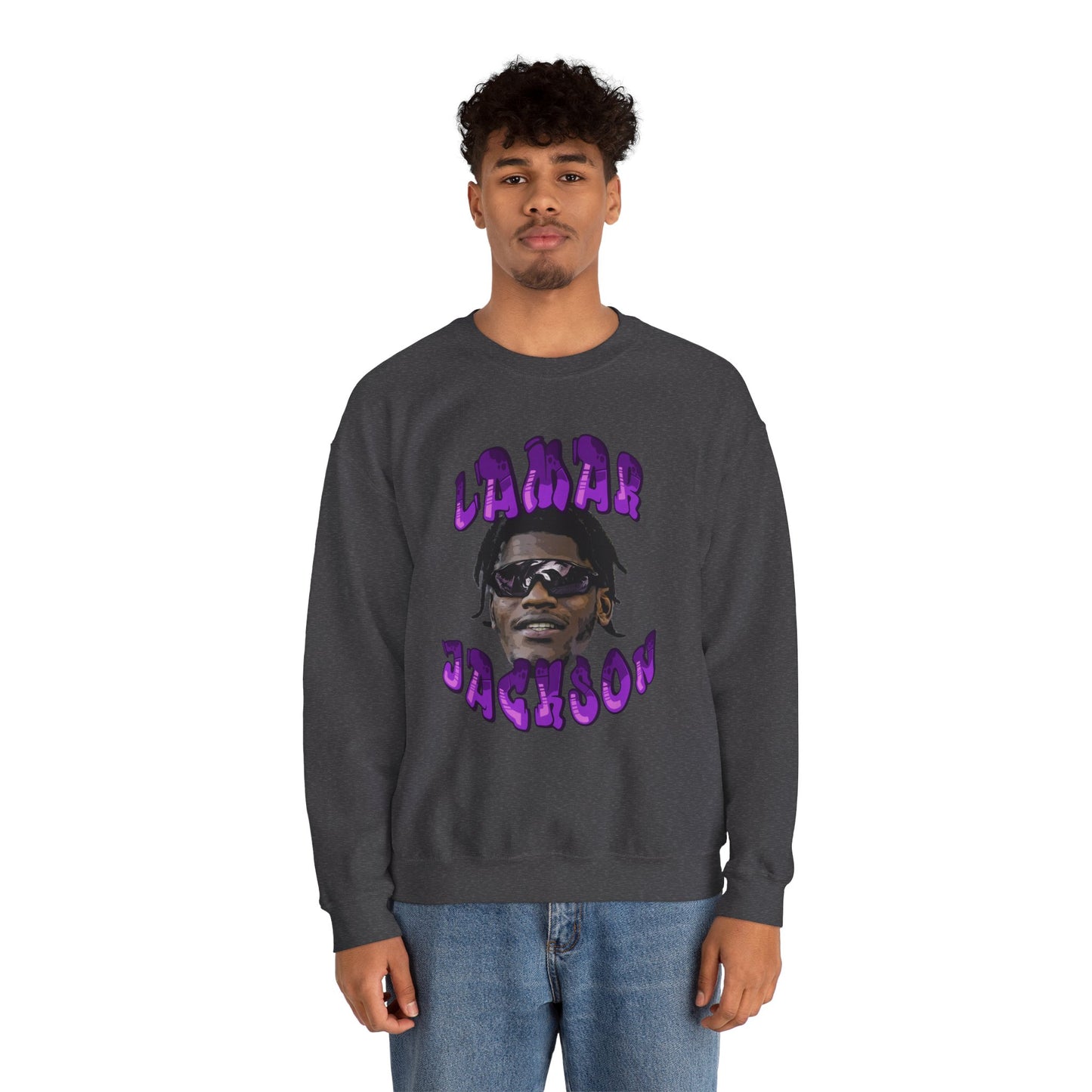 Lamar Jackson Comic Book Design Sweatshirt