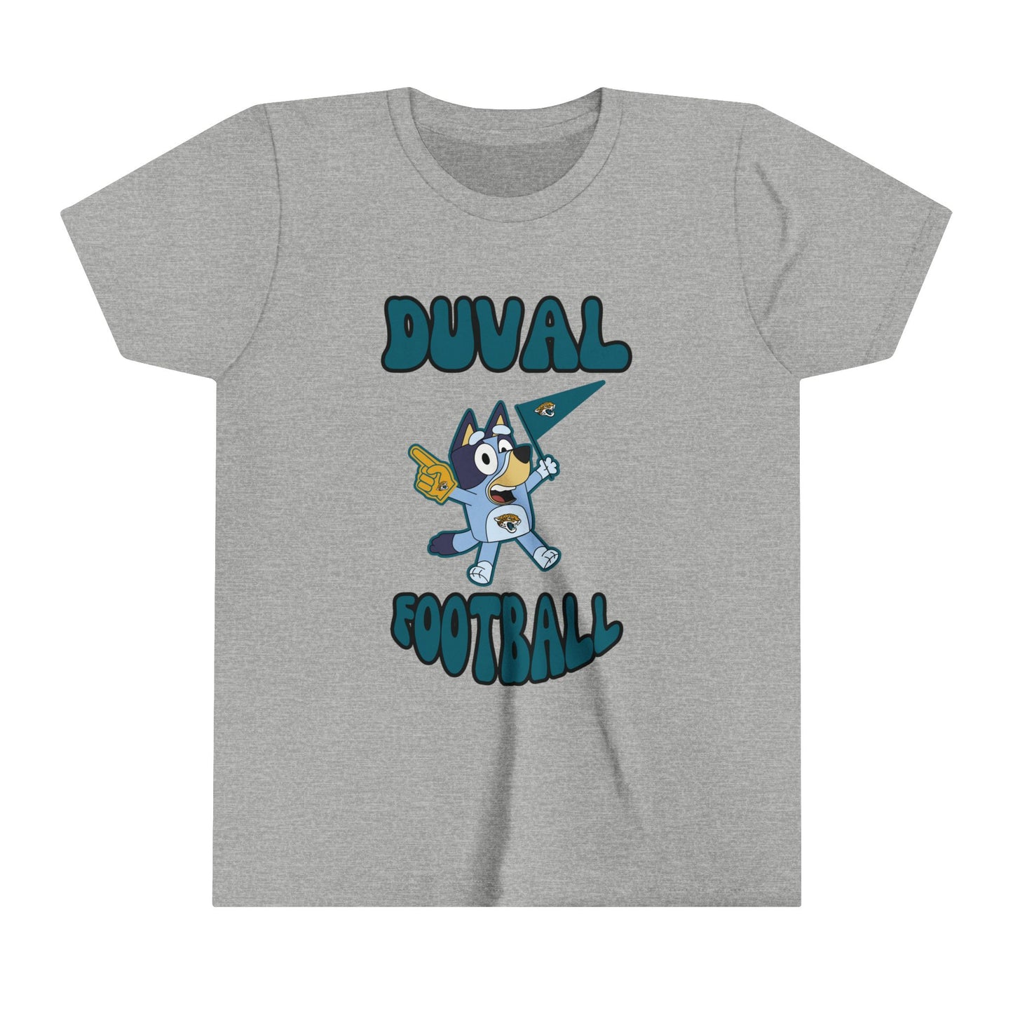 Youth Bluey Design Jacksonville Jaguars Football -Inspired T-Shirt