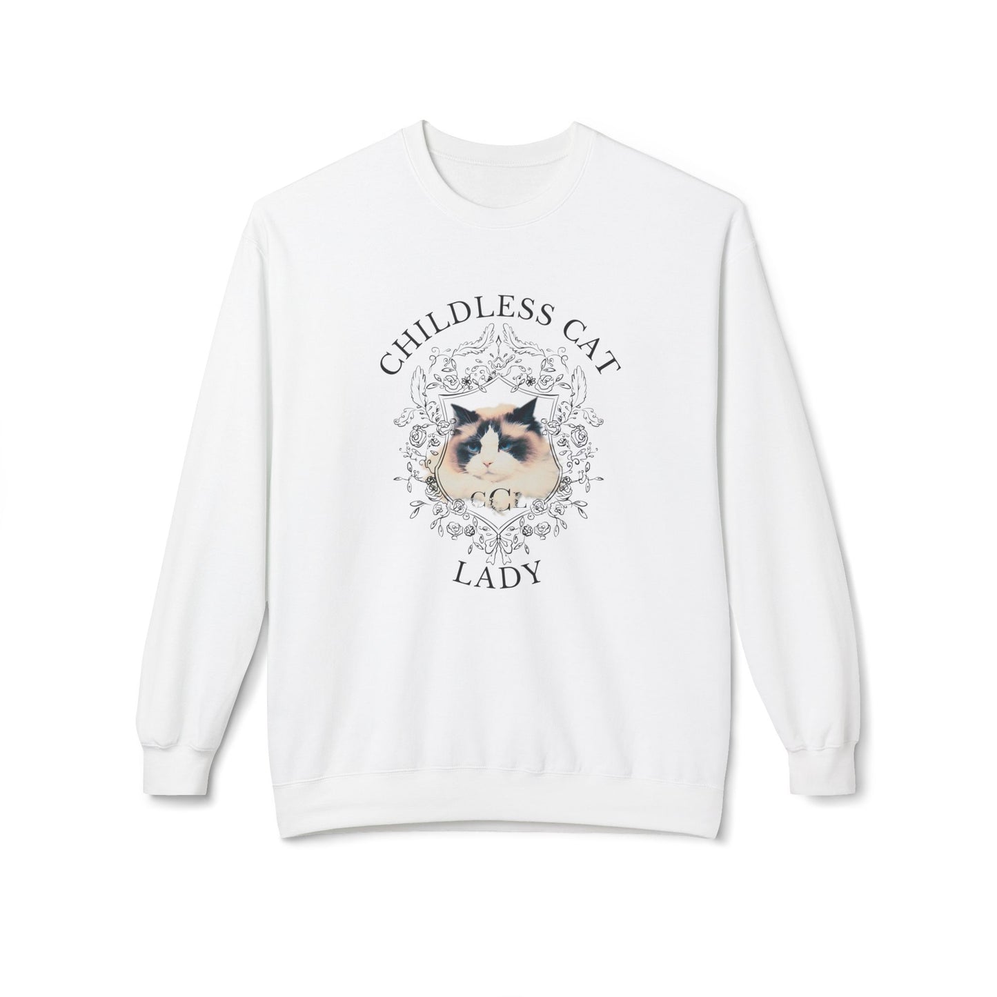 Unisex Cozy Childless Cat Lady Sweatshirt