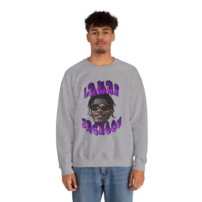 Lamar Jackson Comic Book Design Sweatshirt