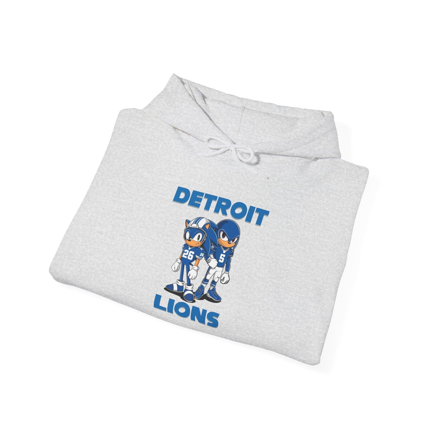 Sonic and Knuckles Jahmyr Gibbs and David Montgomery Detroit Lions Unisex Hoodie