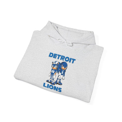 Sonic and Knuckles Jahmyr Gibbs and David Montgomery Detroit Lions Unisex Hoodie