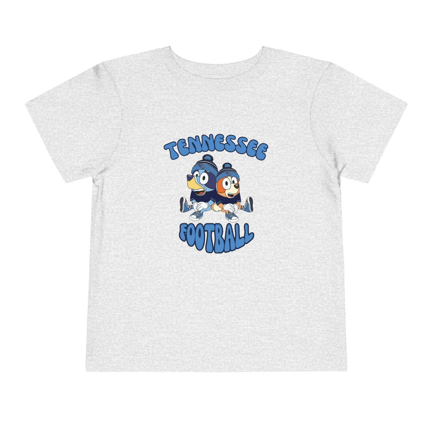 Toddler Bluey & Bingo Design Titans Football - Inspired T-Shirt