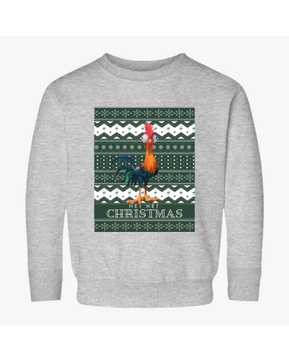 Toddler Chicken Hei Hei Ugly Christmas Sweater, Moana Sweatshirt, Hei Hei Christmas Ugly Christmas Sweater