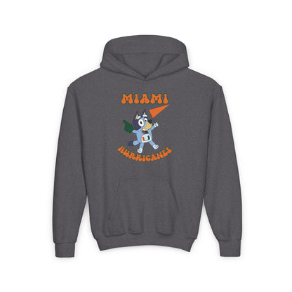 Customizable Bluey Youth College Team Design Hoodie - Choose Any College