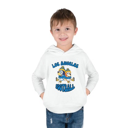 Toddler Bluey & Bingo Design Chargers Football - Inspired Pullover Fleece Hoodie