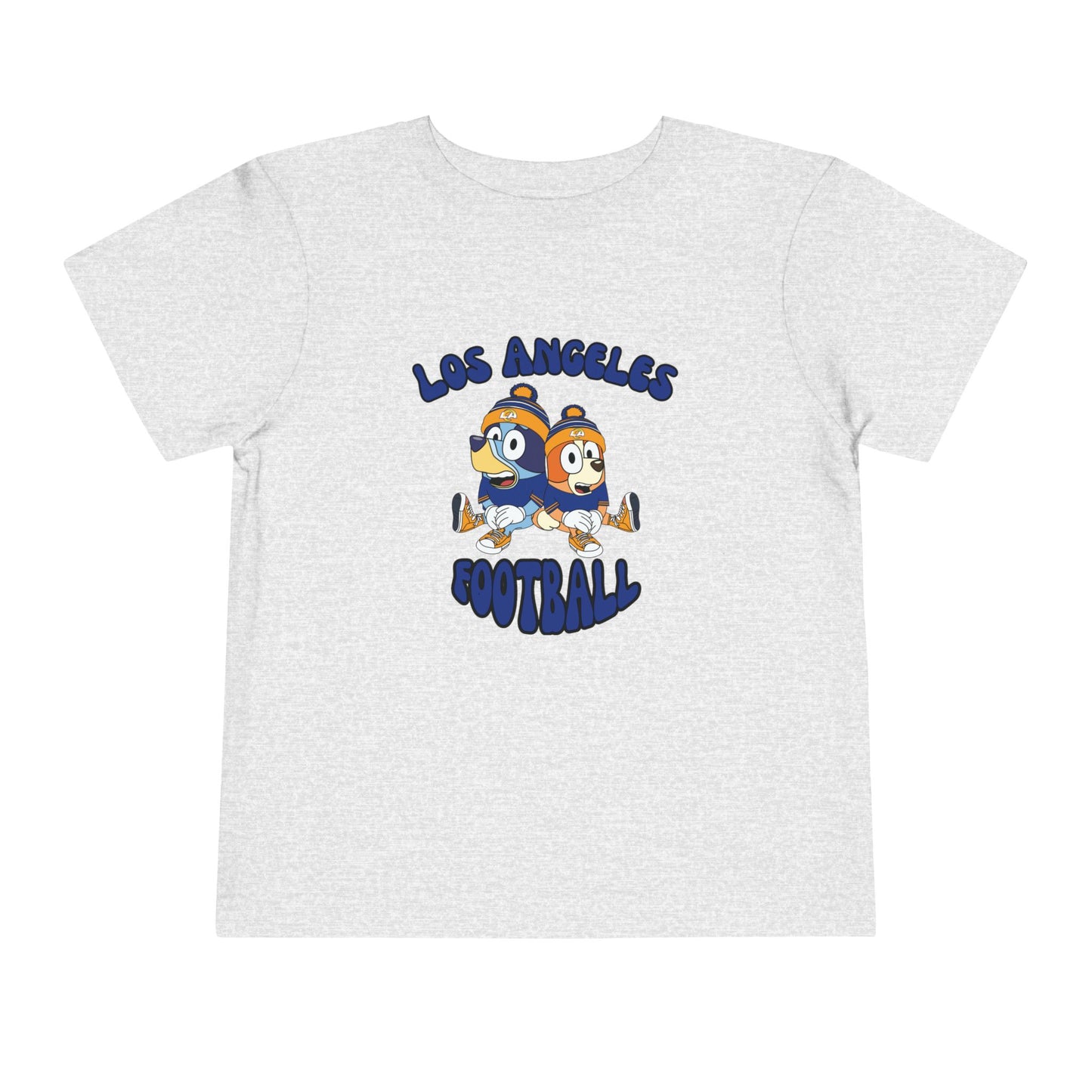 Toddler Bluey & Bingo Design Rams Football - Inspired T-Shirt