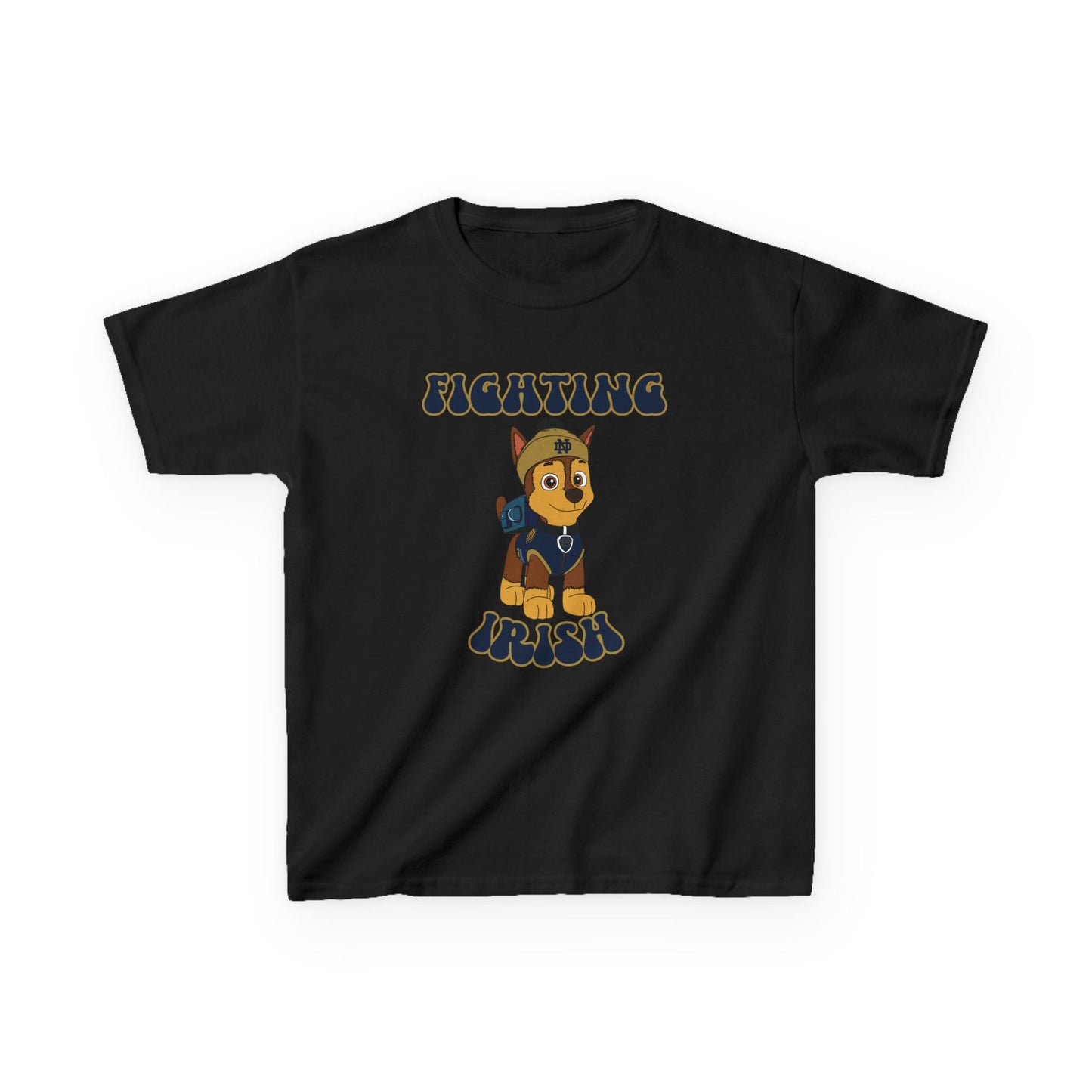 Chase Paw Patrol Fighting Irish College Football Design Youth Tee