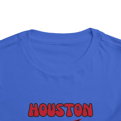 Toddler Bluey Design Houston Texans Football -Inspired T-Shirt