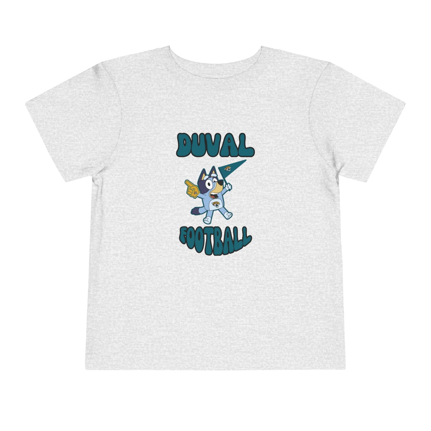 Toddler Bluey Design Jacksonville Jaguars Football -Inspired T-Shirt