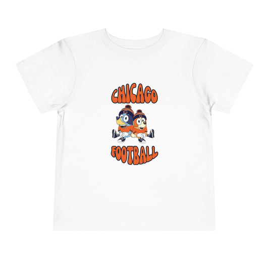 Toddler Bluey & Bingo Design Bears Football - Inspired T-Shirt