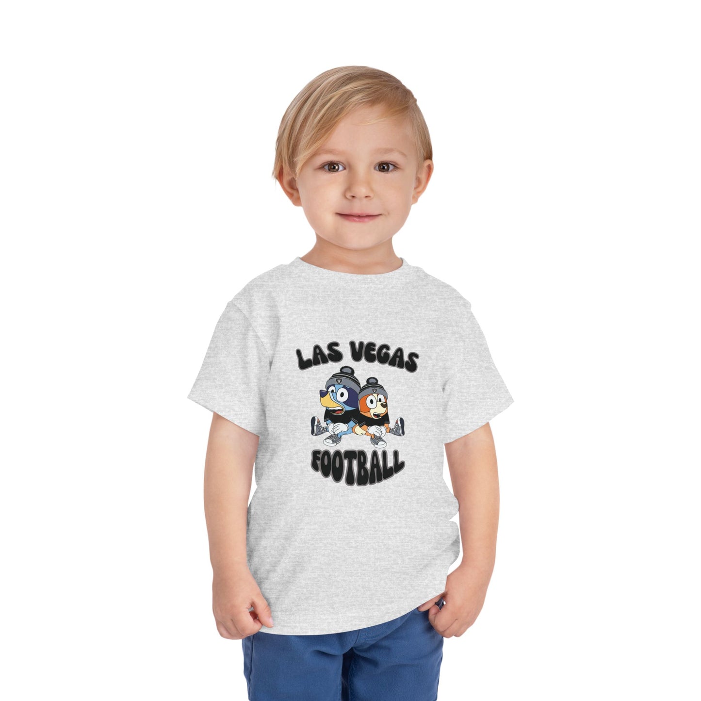 Toddler Bluey & Bingo Design Raiders Football - Inspired T-Shirt