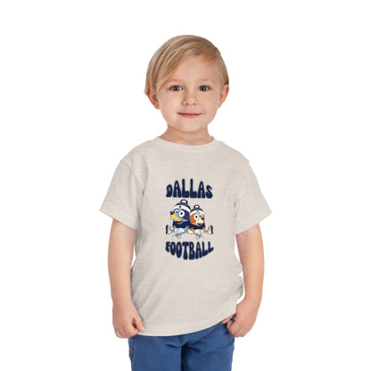 Toddler Bluey & Bingo Design Dallas Football - Inspired T-Shirt