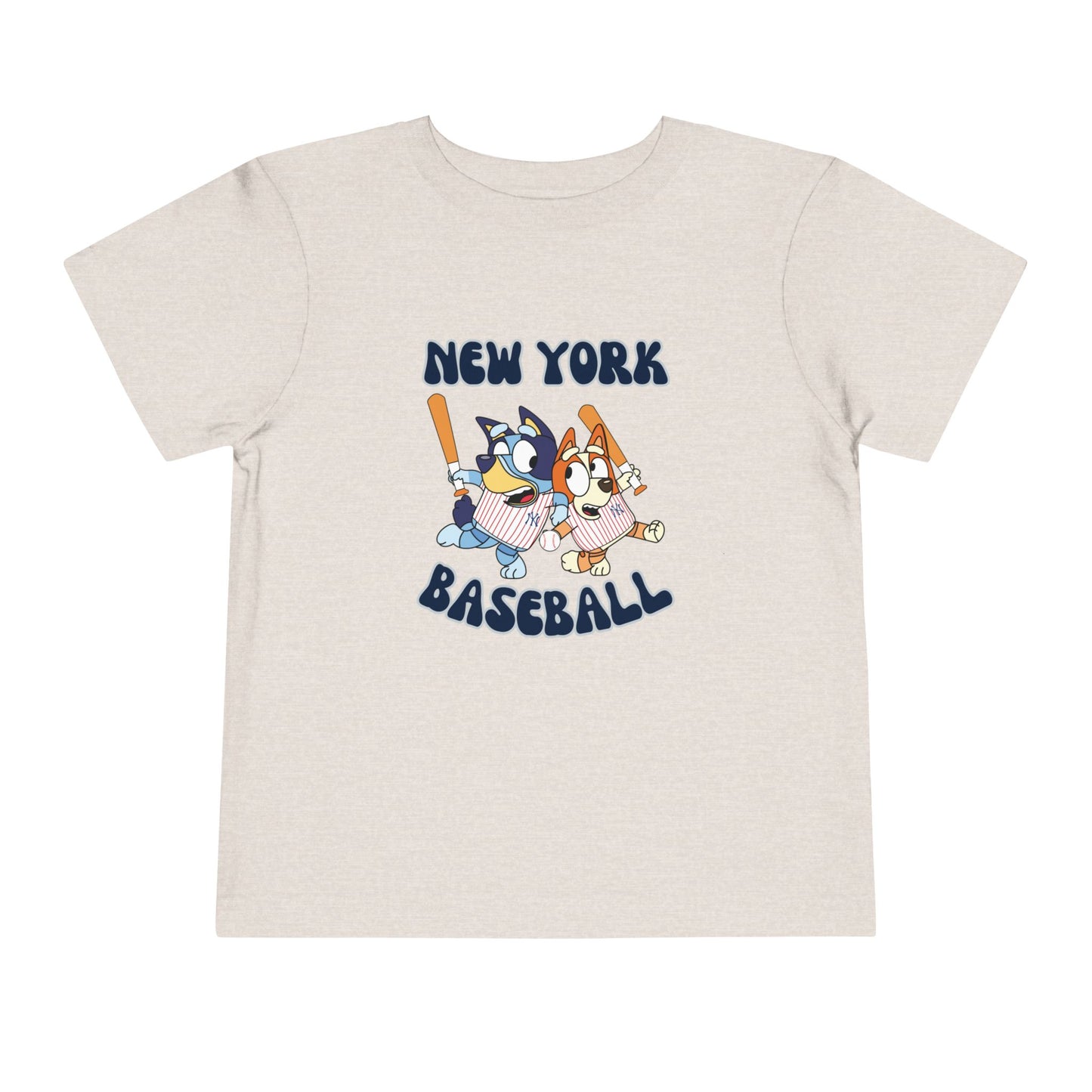 Toddler Bluey Design NY Yankees - Inspired T-Shirt