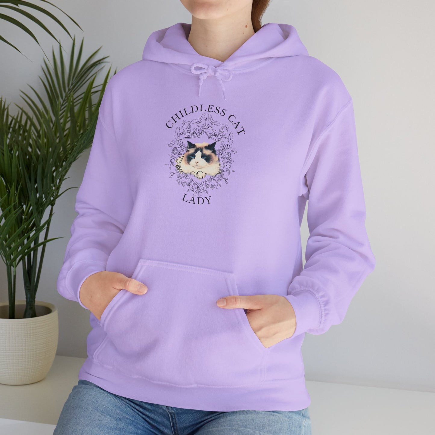 Unisex Childless Cat Lady Hoodie