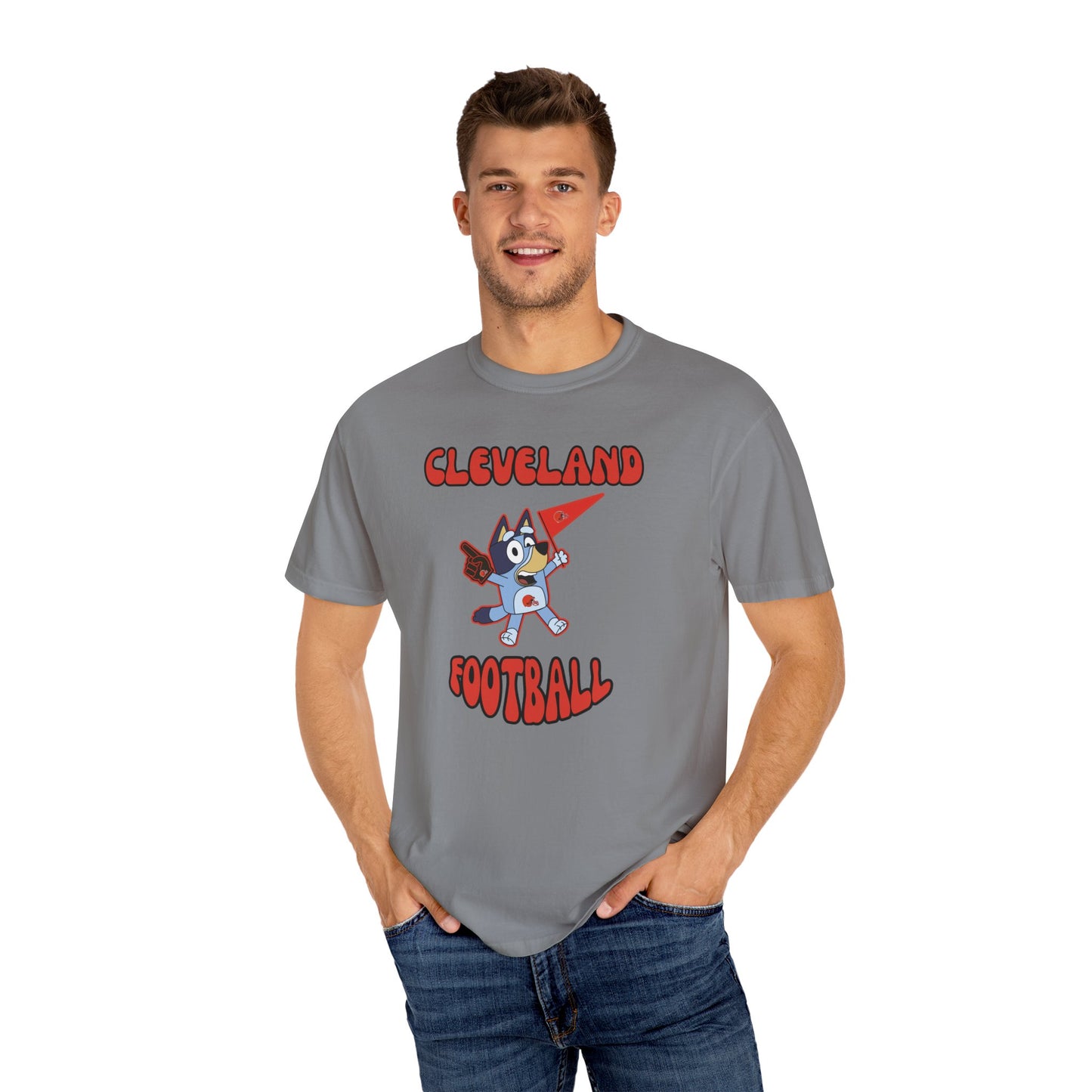 Unisex Bluey Design Cleveland Football -Inspired T-Shirt