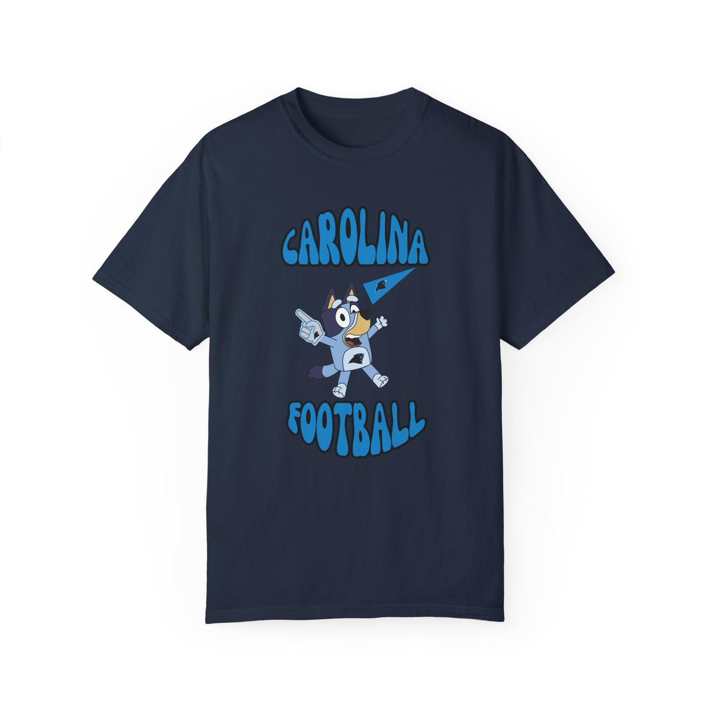 Unisex Bluey Design Carolina Panthers -Inspired T-Shirt