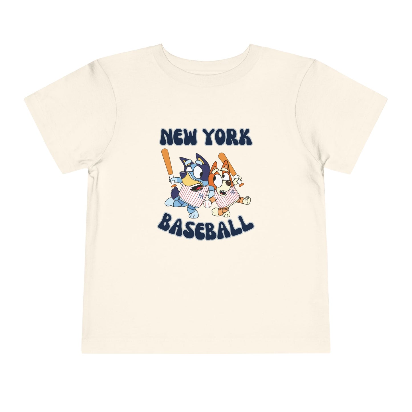 Toddler Bluey Design NY Yankees - Inspired T-Shirt