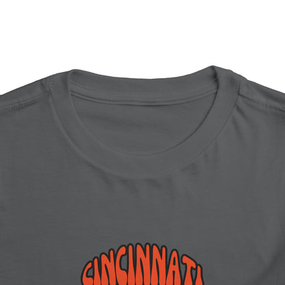 Toddler Bluey & Bingo Design Cincinnati Bengals Football - Inspired T-Shirt