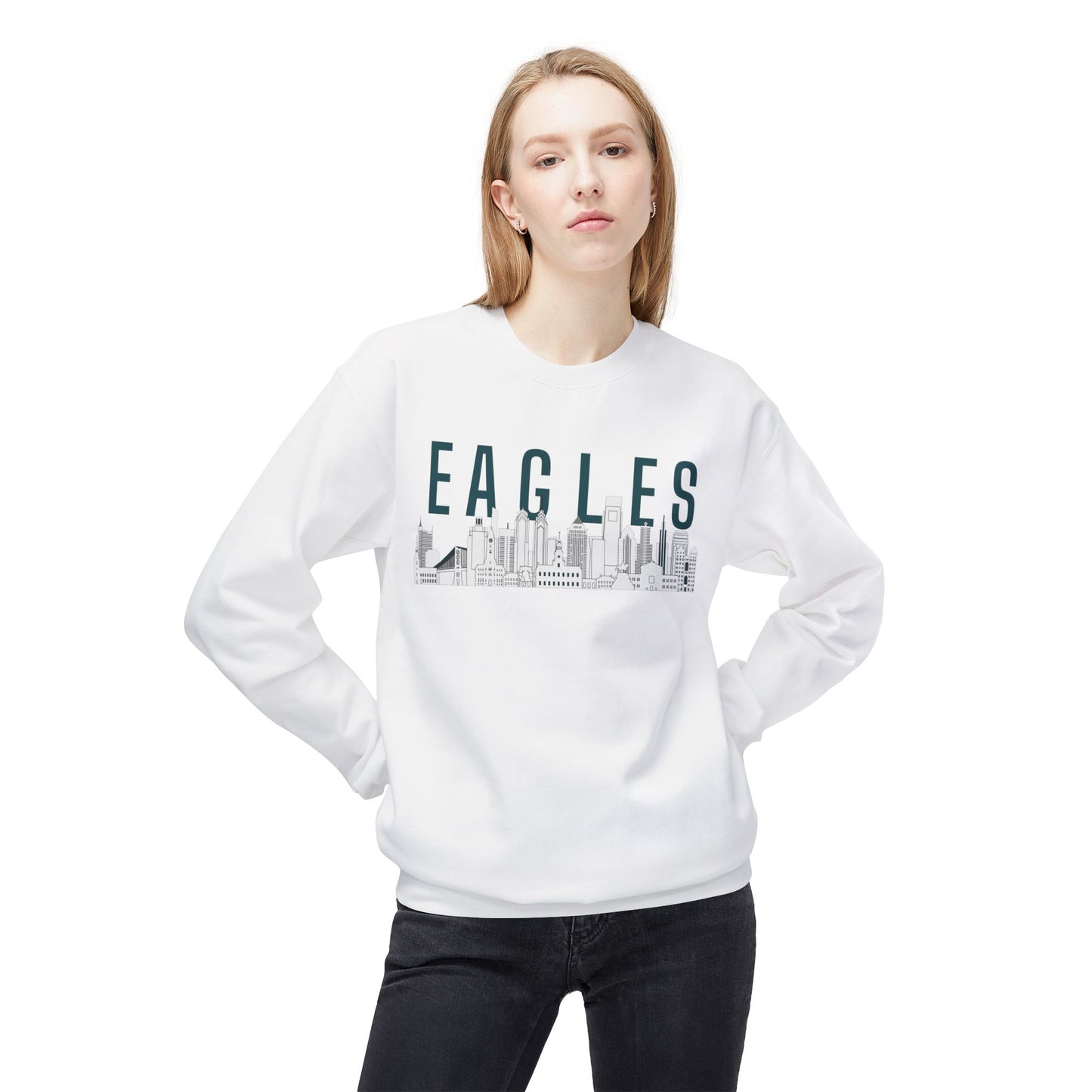 Unisex Philadelphia Eagles City Collection Crewneck Sweatshirt