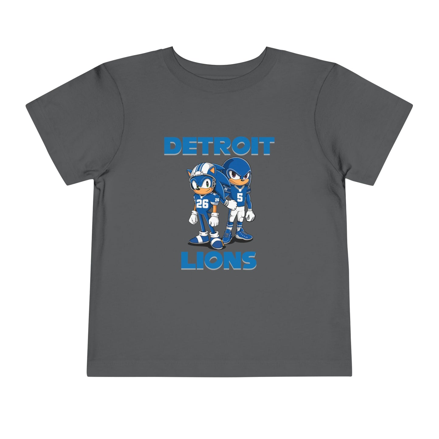 Toddler Tee Shirt - Sonic and Knuckles Jahmyr Gibbs and David Montgomery Detroit Lions