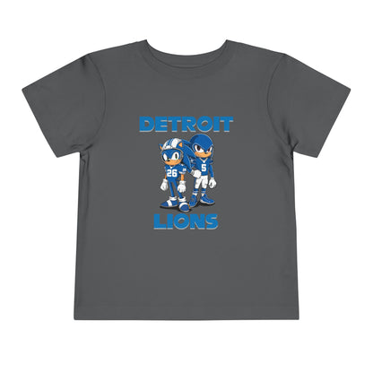 Toddler Tee Shirt - Sonic and Knuckles Jahmyr Gibbs and David Montgomery Detroit Lions