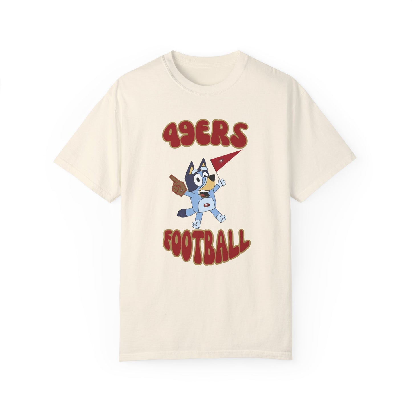 Unisex Bluey Design 49ERs Football-Inspired T-Shirt