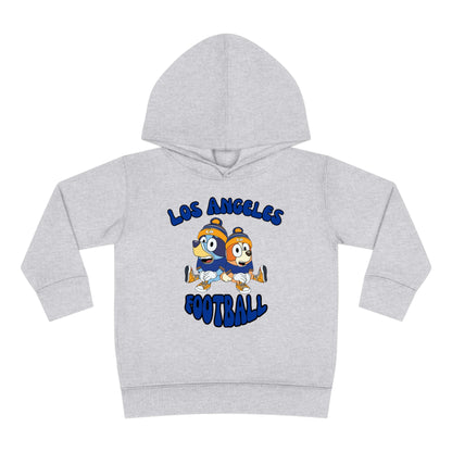 Toddler Bluey & Bingo Design Rams Football - Inspired Pullover Fleece Hoodie