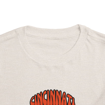 Toddler Bluey & Bingo Design Cincinnati Bengals Football - Inspired T-Shirt