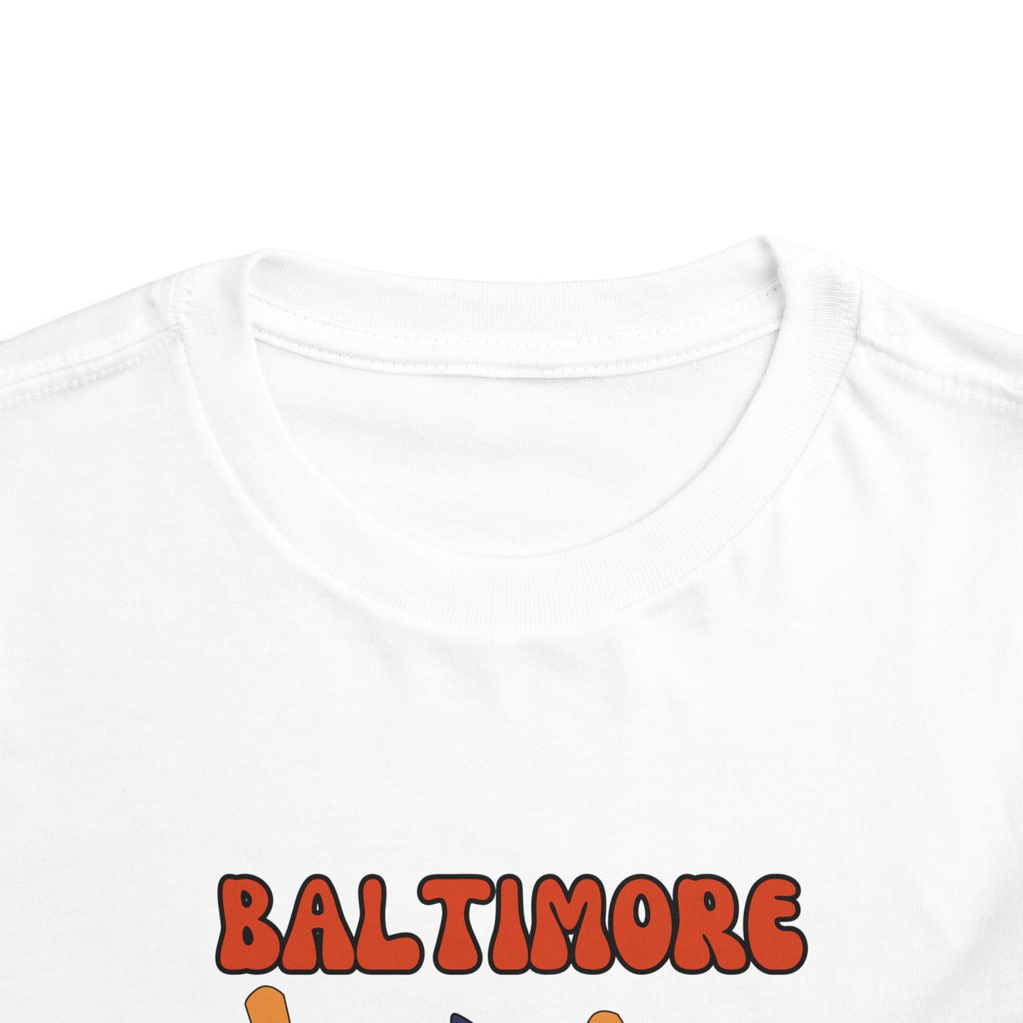 Toddler Bluey Design Baltimore Orioles - Inspired T-Shirt