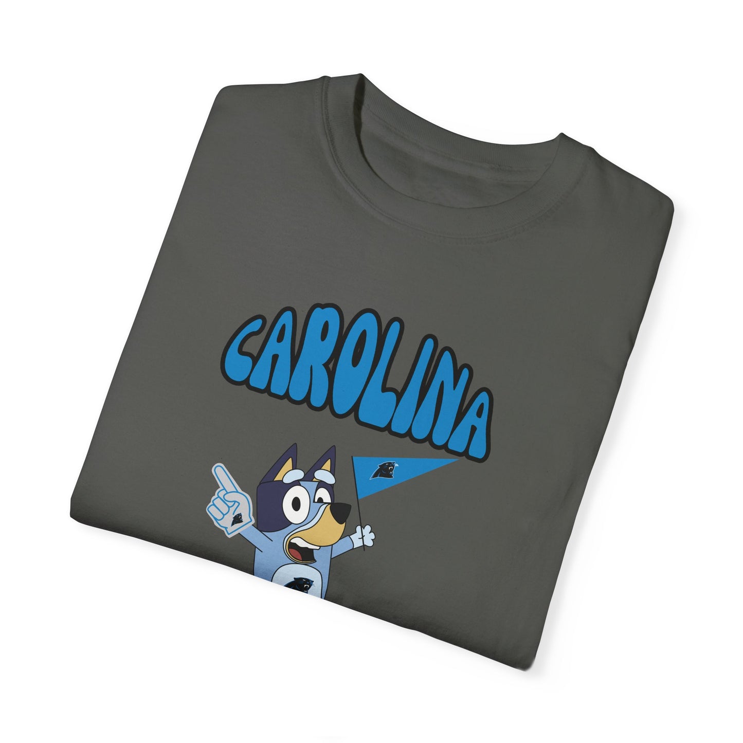 Unisex Bluey Design Carolina Panthers -Inspired T-Shirt