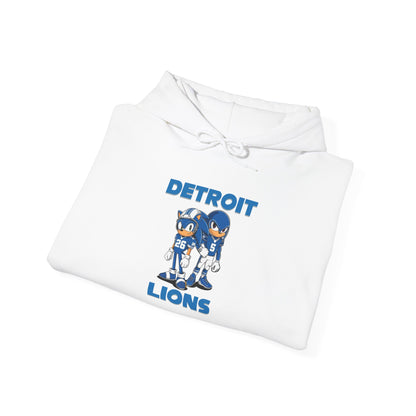 Sonic and Knuckles Jahmyr Gibbs and David Montgomery Detroit Lions Unisex Hoodie