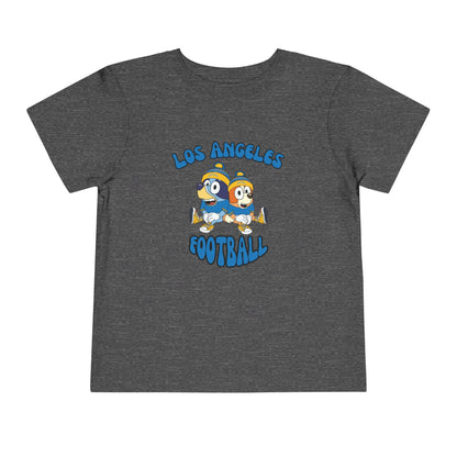 Toddler Bluey & Bingo Design Chargers Football - Inspired T-Shirt