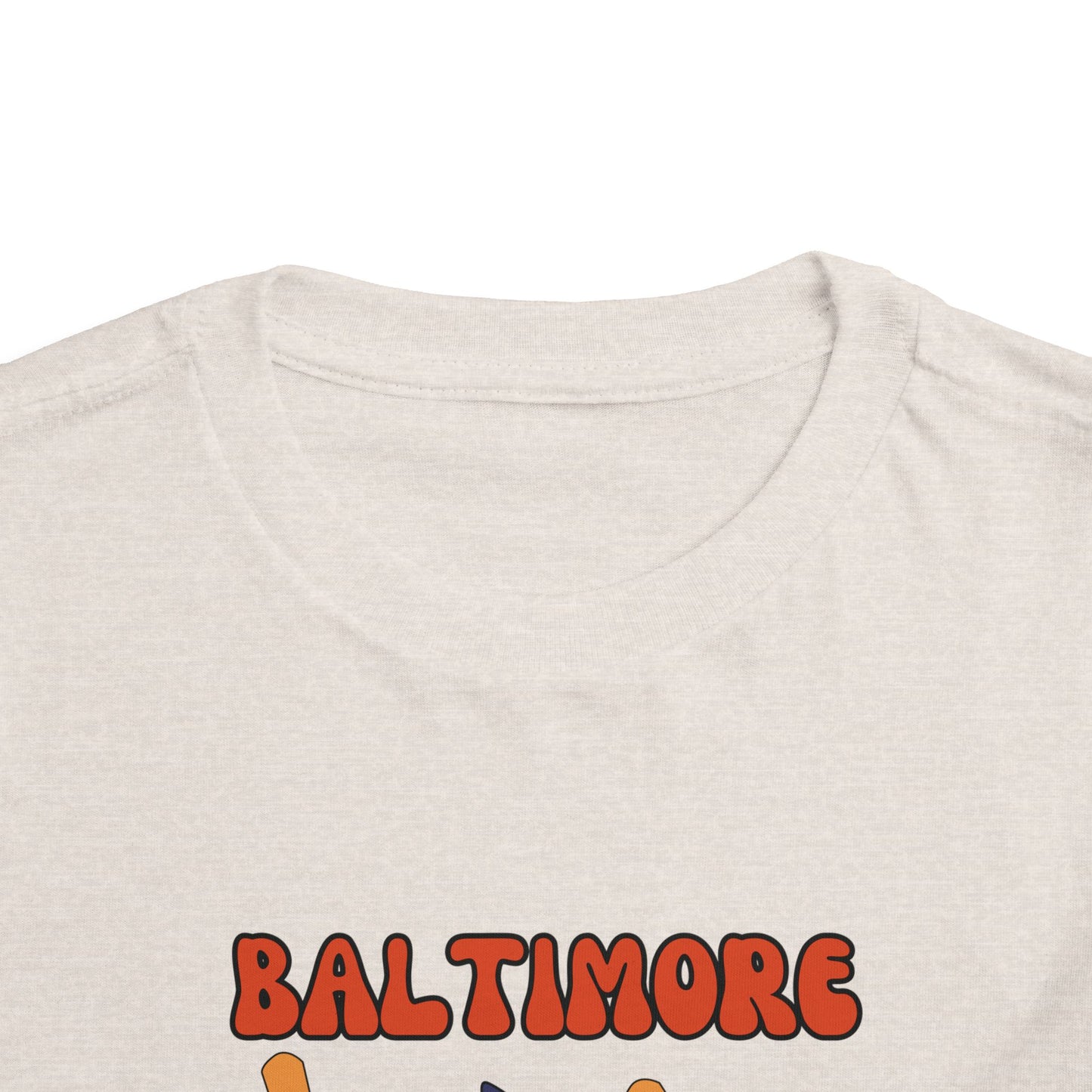 Toddler Bluey Design Baltimore Orioles - Inspired T-Shirt