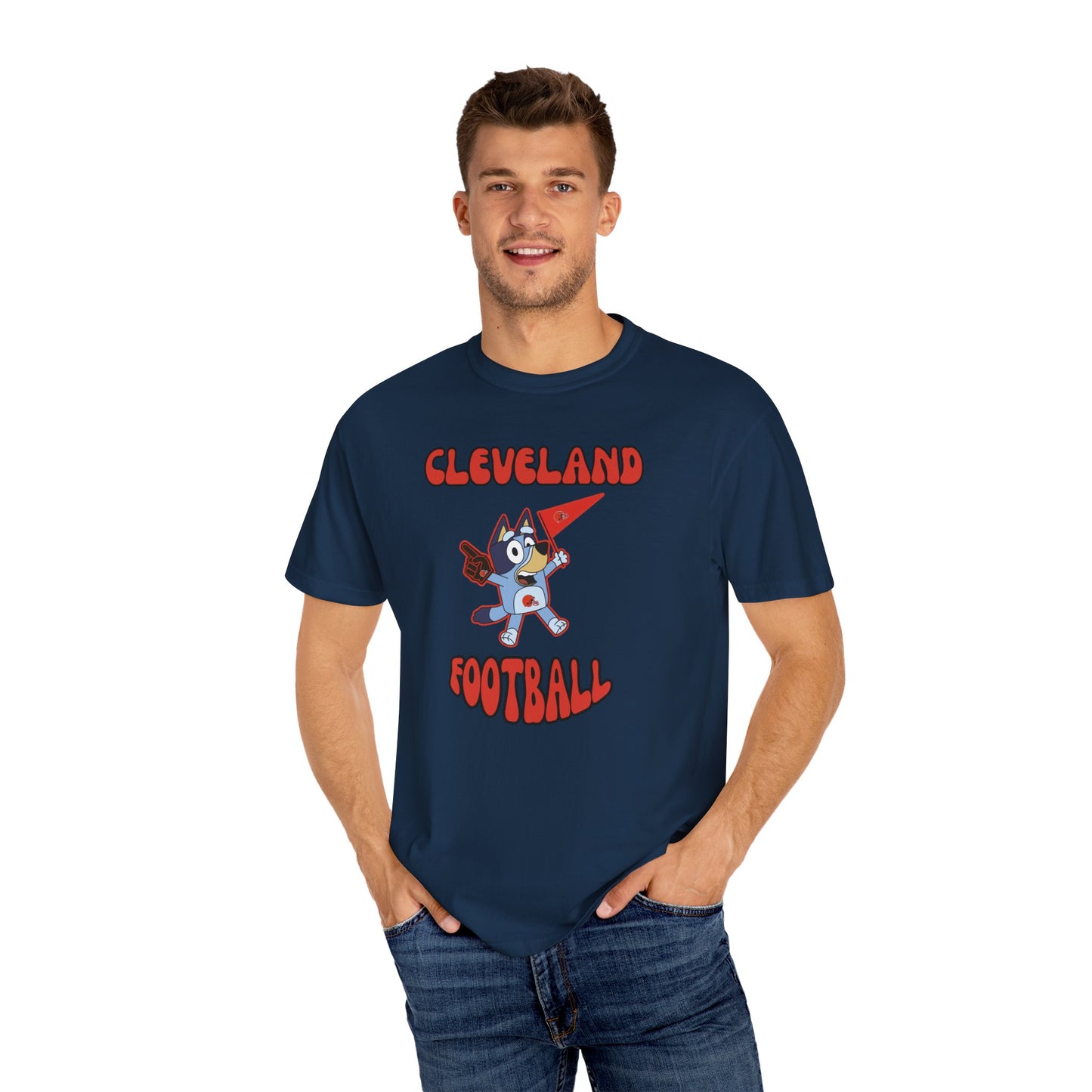 Unisex Bluey Design Cleveland Football -Inspired T-Shirt