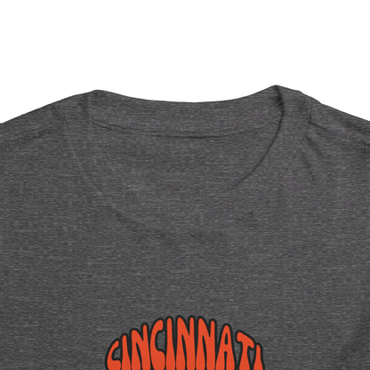 Toddler Bluey & Bingo Design Cincinnati Bengals Football - Inspired T-Shirt