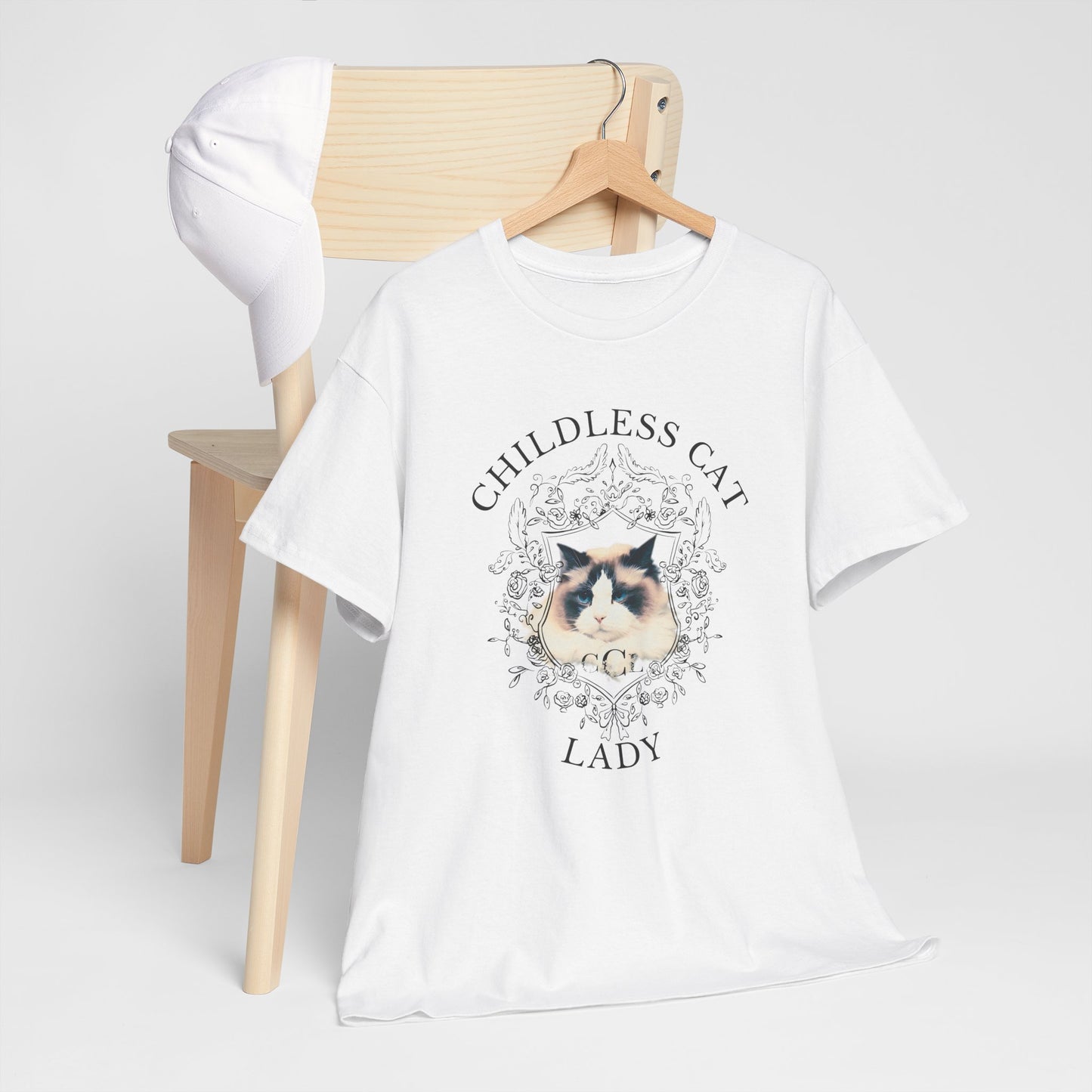 Unisex Childless Cat Lady T-Shirt