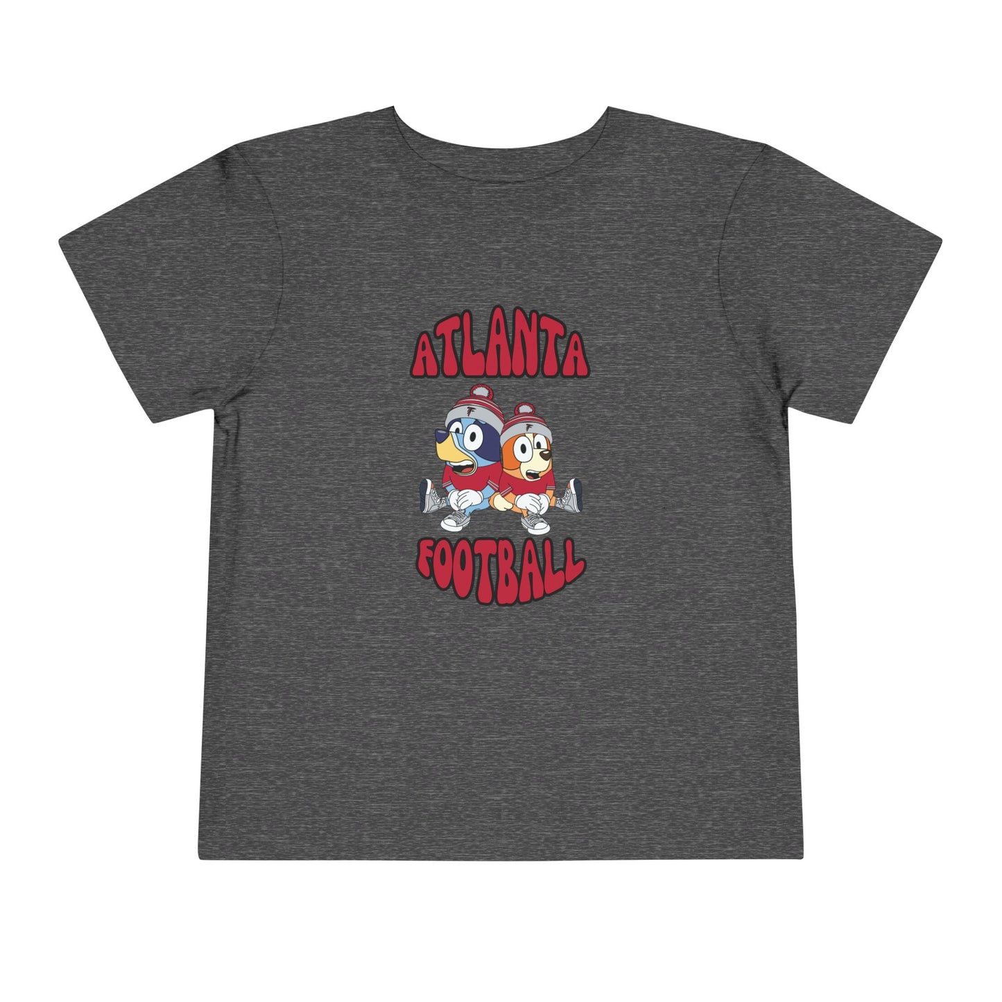 Toddler Bluey & Bingo Design Falcons Football - Inspired T-Shirt