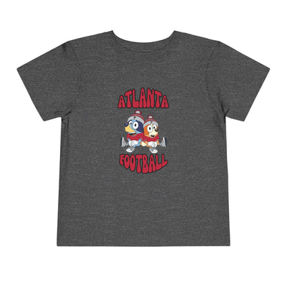 Toddler Bluey & Bingo Design Falcons Football - Inspired T-Shirt