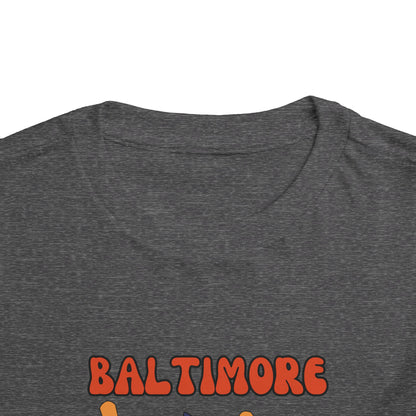 Toddler Bluey Design Baltimore Orioles - Inspired T-Shirt