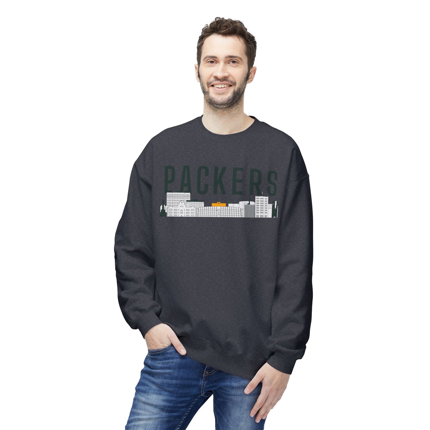 Unisex Green Bay Packers City Collection Crewneck Sweatshirt