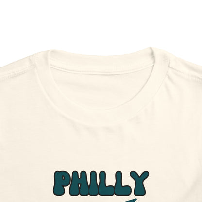 Toddler Bluey Design Philadelphia Eagles Football -Inspired T-Shirt