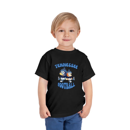 Toddler Bluey & Bingo Design Titans Football - Inspired T-Shirt