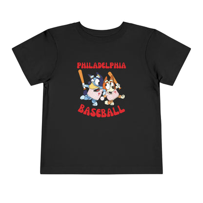 Toddler Bluey Design Philadelphia Phillies - Inspired T-Shirt