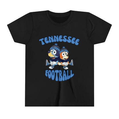 Youth Bluey & Bingo Design Titans Football - Inspired T-Shirt