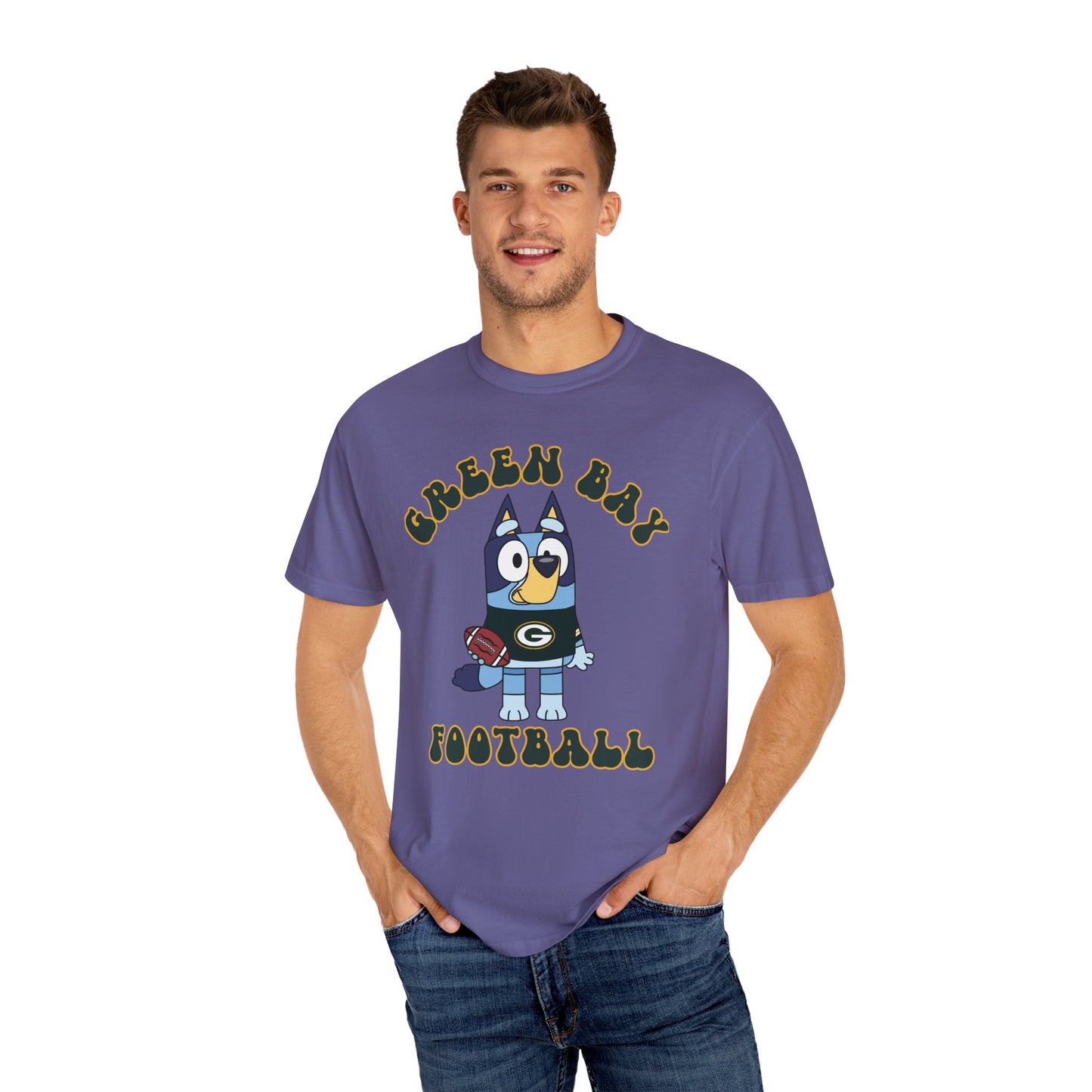 Unisex Bluey Design Packers Football-Inspired T-Shirt