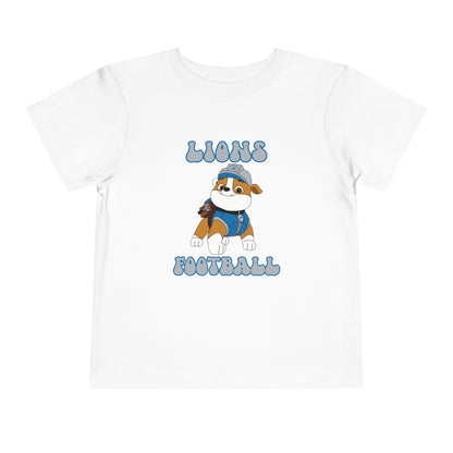 Rubble Paw Patrol Lions Football Design - Toddler Tee