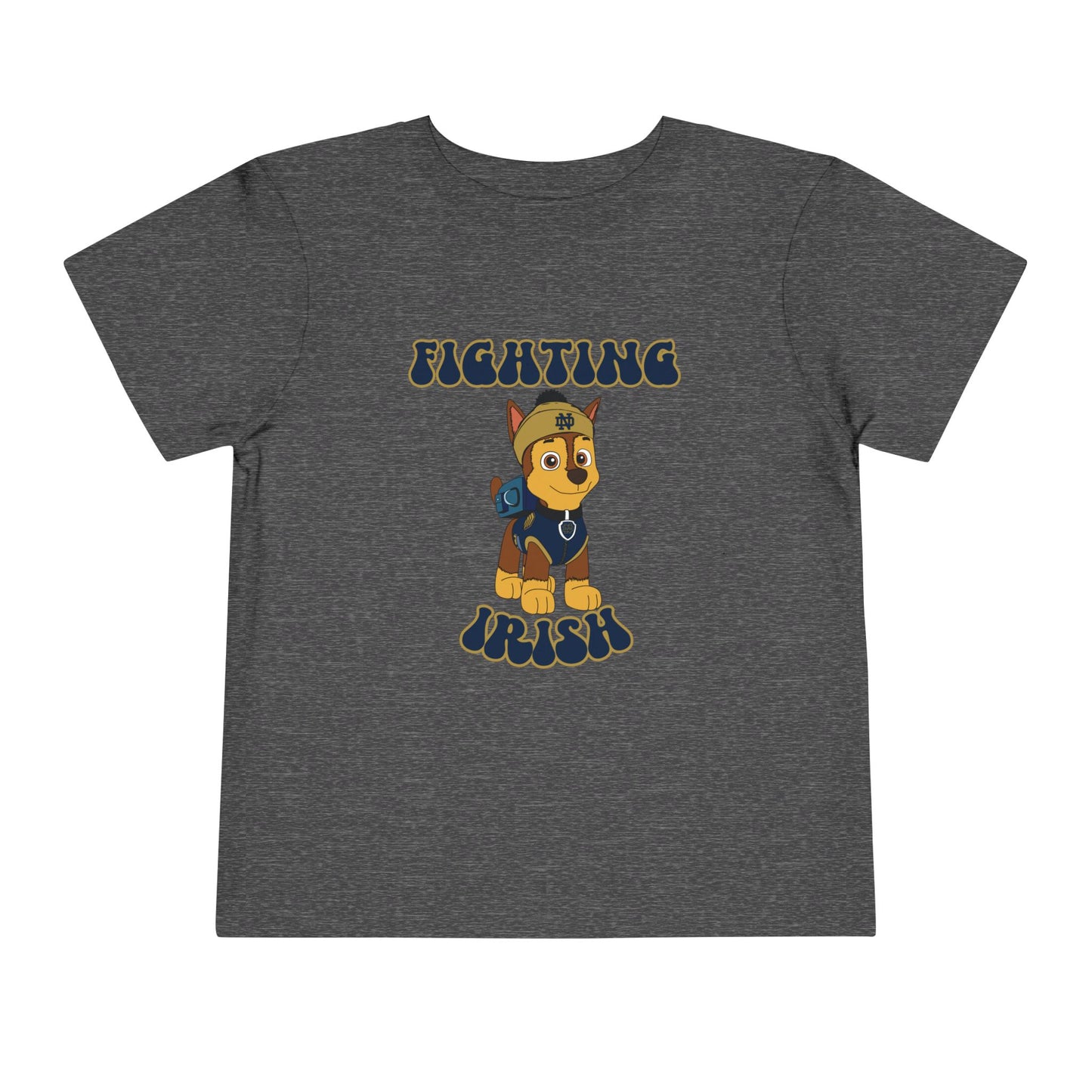 Chase Paw Patrol Fighting Irish College Football Design Toddler Tee