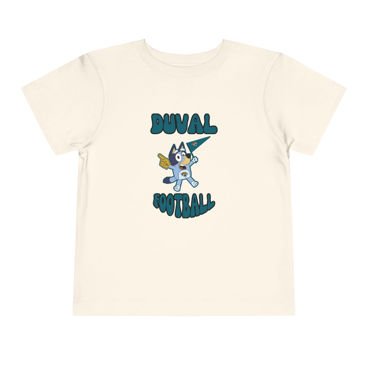 Toddler Bluey Design Jacksonville Jaguars Football -Inspired T-Shirt